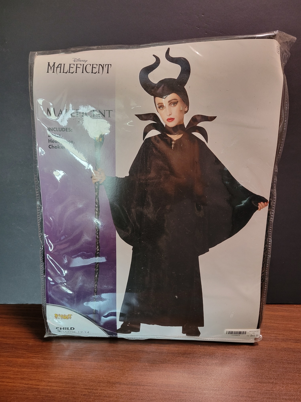Spirit Disney Maleficent Costume in Black Brand New Large 12-14